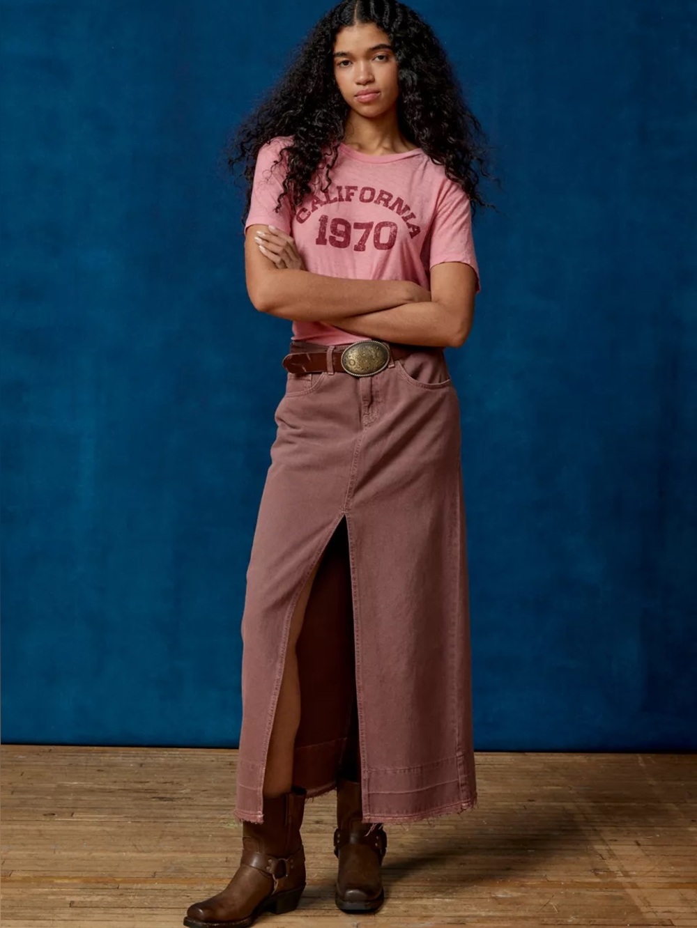 BDG Mandi Denim Maxi Skirt at Urban Outfitters M & L NWOT